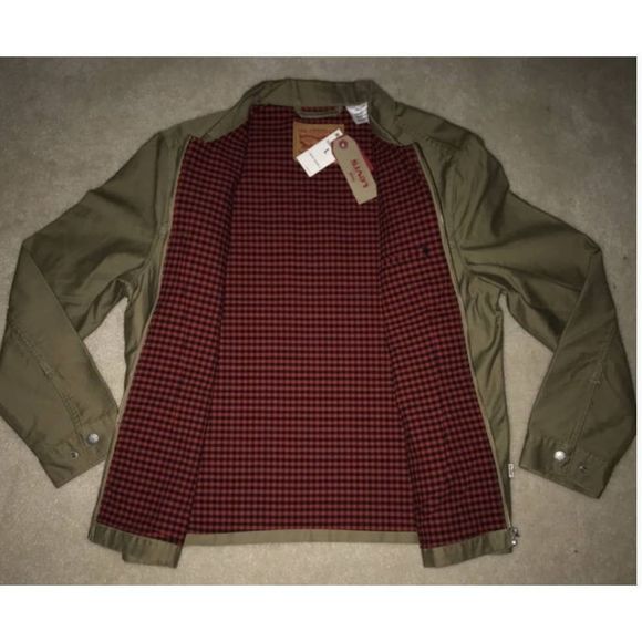 NEW Mens Small LEVI'S LEVIS Harrington Trucker Military Jacket Coat 328480002 - Picture 7 of 8